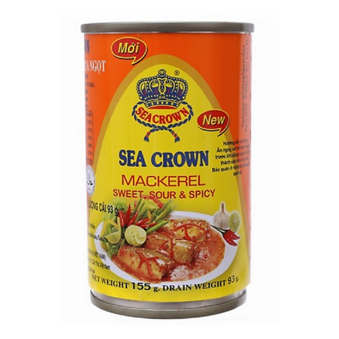 Cá Nục sốt ớt chua ngọt Sea Crown-Thái Lan (155g).