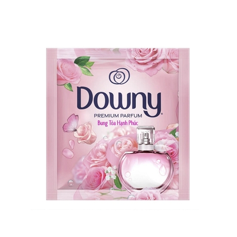 Nước xả vải Downy đậm đặc-bung tỏa hạnh phúc, dây (20g*10).