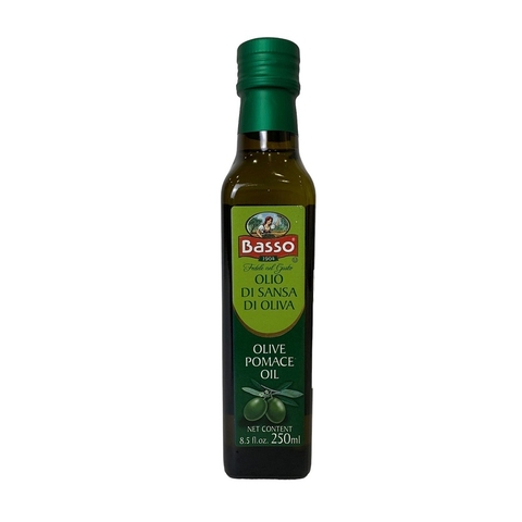 Dầu oliu (ô liu) Pomance Basso-Ý, chai (250ml).