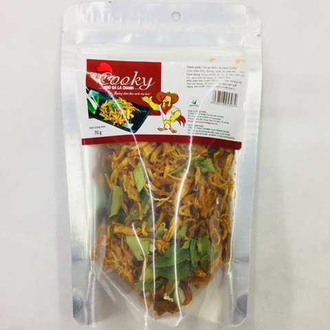 Khô gà lá chanh Cooky, túi (70g)'