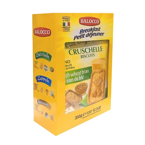 Bánh quy bơ Cruschelle Biscuits, Balocco-Ý (Italia), hộp (350g),