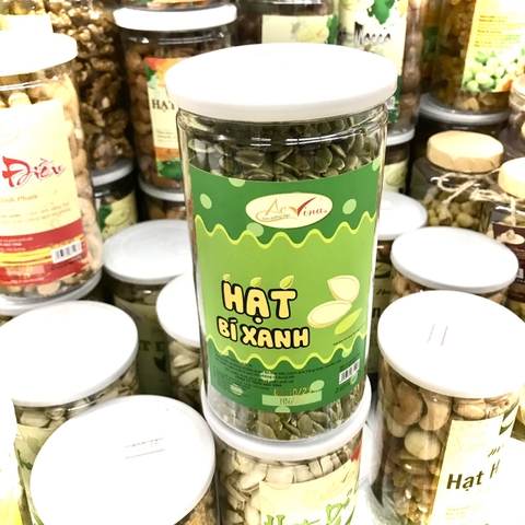 Hạt bí xanh tách vỏ (nhân)-ACVina, hộp (500g).