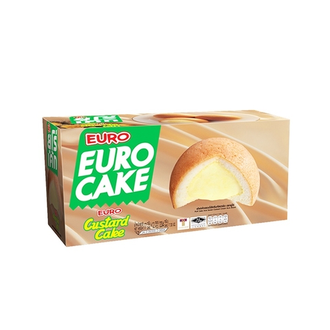 Bánh trứng Euro Cake-Thái Lan (204g/12p*17g).