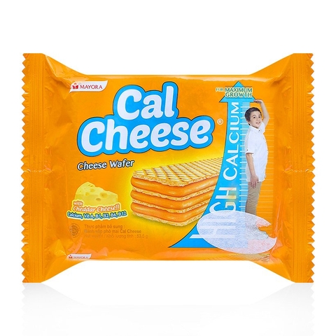 Bánh xốp nhân kem vị phô mai CalCheese, Mayora-Malaysia (48g).