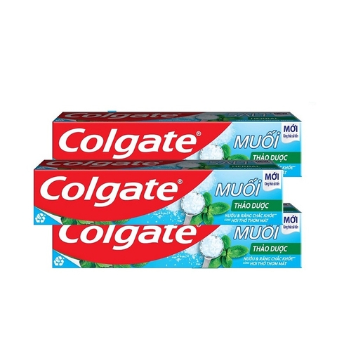 Kem đánh răng Colgate, muối & thảo dược (225g).