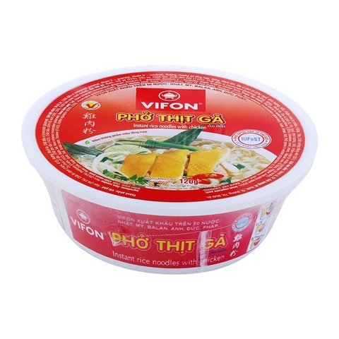 Phở thịt Gà Vifon, bát (120g)