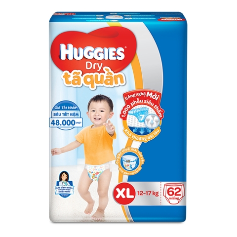 Tã quần Huggies XL62 (12-17kg)