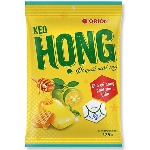 Kẹo họng vị quất mật on-Orion, gói (175g).