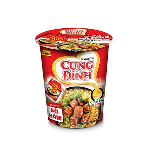 Mì Cung Đình-hương vị bò hầm, cốc (71g),