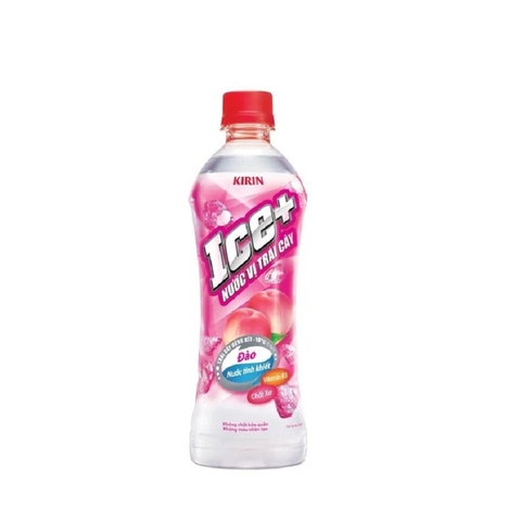 Nước vị trái cây hương đào Ice+ (490ml)