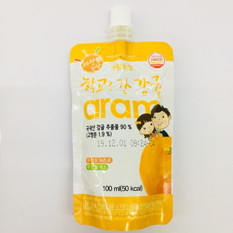 Nước trái cây Aram Parm, vị Quýt (100ml),