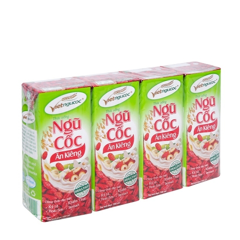 Thức uống ngũ cốc ăn kiêng-Vietngucoc (180ml*4hộp),
