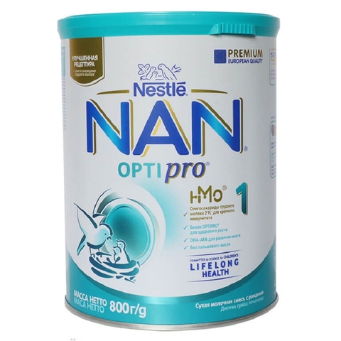 Sữa Nan Nga số 1, từ 0-6 tháng tuổi (800g).