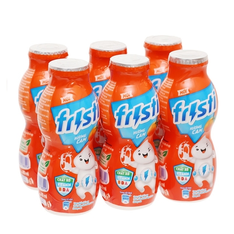 Sữa chua uống hương cam-Fristi (80ml*6chai),