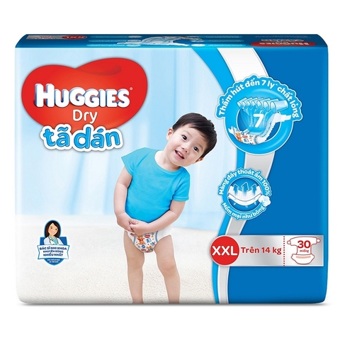 Tã dán Huggies XXL30