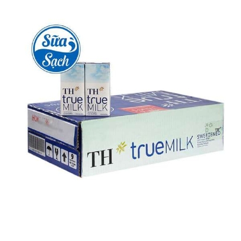 Sữa tươi tiệt trùng TH True Milk, có đường, thùng (180ml*48hộp),