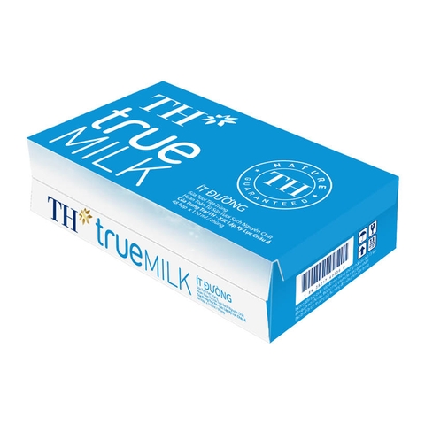 Sữa tươi tiệt trùng TH true Milk ít đường, thùng (110ml*48hộp),