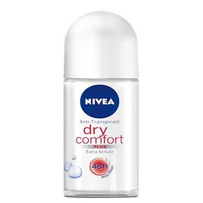 Lăn khử mùi Nivea Dry Comfort Plush nữ, khô thoáng mịn màng (50ml),