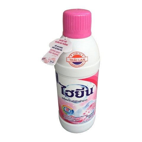 Nước tẩy quần áo trắng Hygiene, nắp hồng tím (600ml).