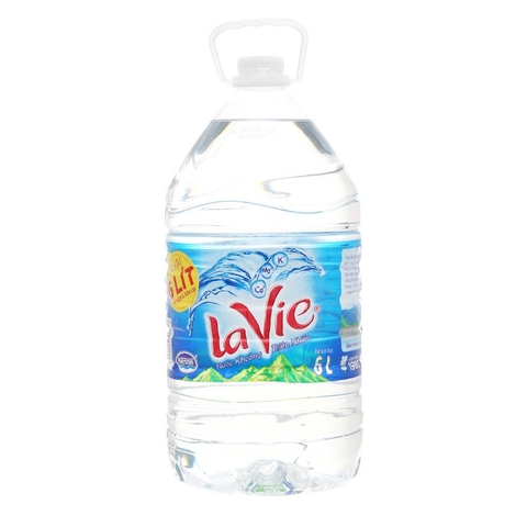 Nước tinh khiết Lavie, bình (6lít),