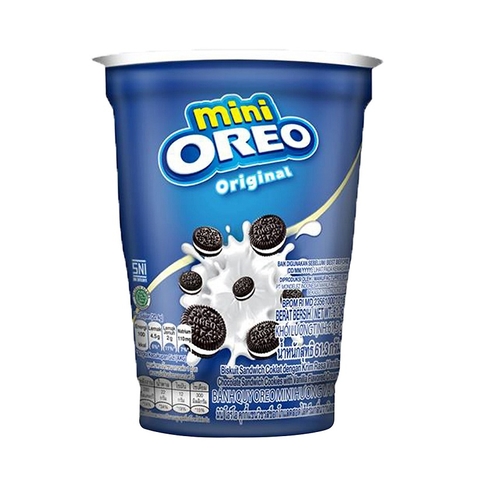 Bánh quy Oreo mini vị vani, cốc (61.3g).