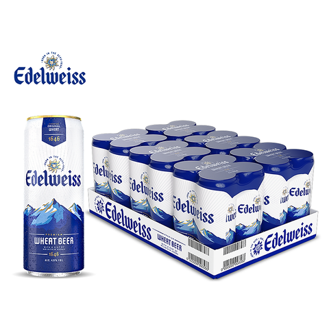 Bia tuyết Edelweiss, thùng (24*330ml, 4.9%),