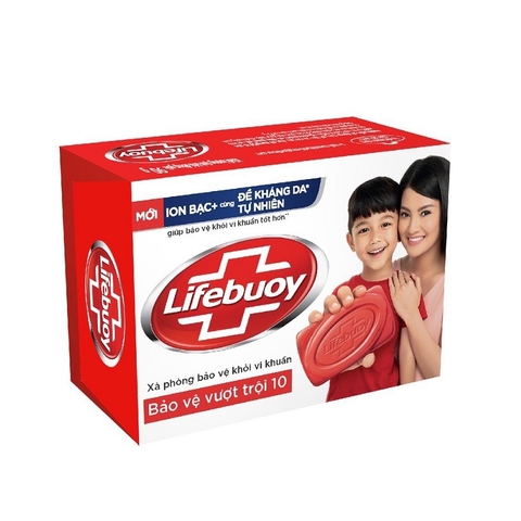 Xà bông cục Lifebouy, bảo vệ vượt trội 10 (90g),