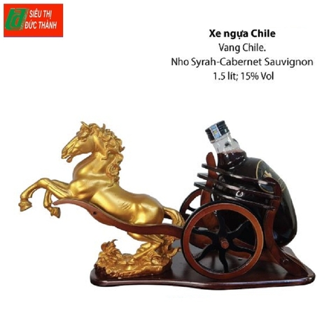 Rượu vang Zodiac Syrah Galaxy-Chile, kệ xe ngựa kéo (1.5lít, 15%).