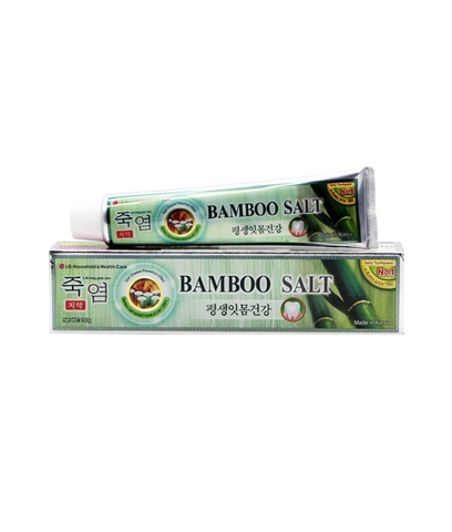 Kem đánh răng muối tre Bambo Salt-Hàn Quốc, chăm sóc nướu vs bảo vệ từu gốc (140g),