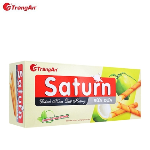 Bánh kem quế hương sữa dừa Saturn-Tràng An, hộp (355g).