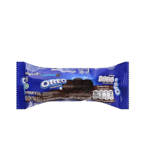 Bánh quy Oreo kem socola, cây (64.4g).