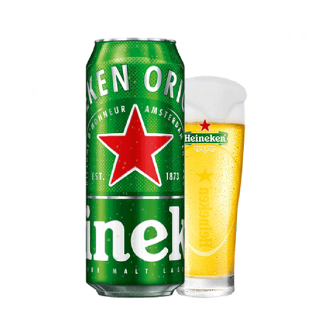 Bia Heineken, lon (500ml, 5%)