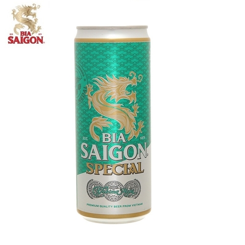 Bia Sài Gòn Special, lon cao (330ml, 4.9%)