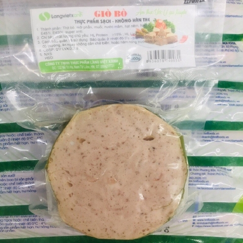 Giò bò-Làng việt xanh (300g)