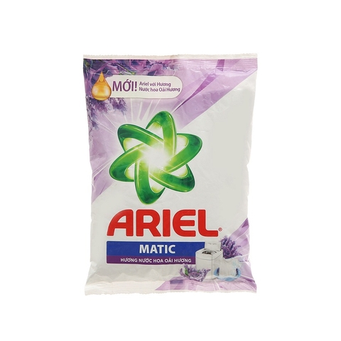 Bột giặt Ariel Matic-hương nước hoa oải hương, túi (650g),