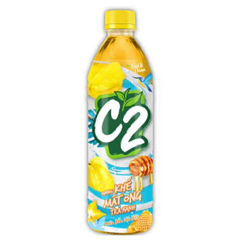 Nước ngọt C2, hương khế mật ong trà xanh (455ml),
