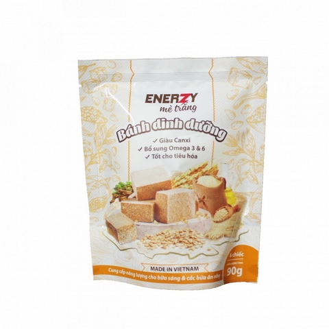 Bánh dinh dưỡng mè trắng-Enerzy (90g/6viên)