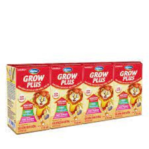 Sữa uống dinh dưỡng Dielac Grow Plus-Vinamilk, cho trẻ suy dinh dưỡng thấp còi (110ml*4hộp).