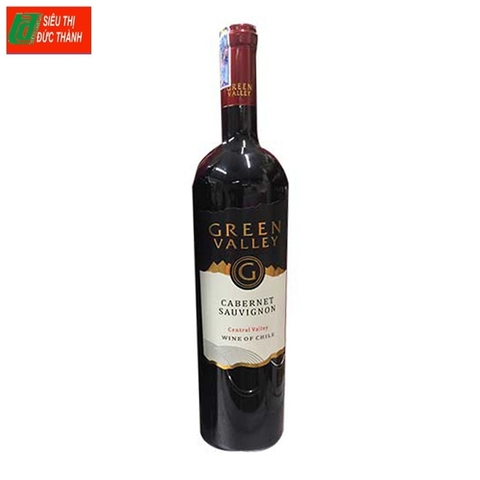 Rượu vang Green Valley Cabernet Sauvignon-Chile, chai (750ml, 14%).