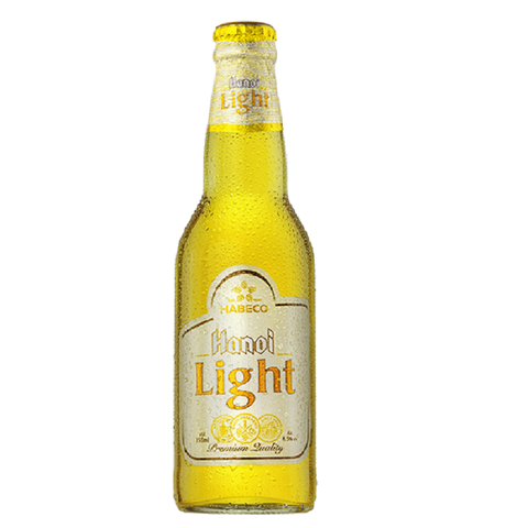 Bia Hà Nội Light, chai (330ml)-3k vỏ