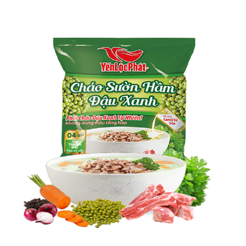 Cháo sườn hầm đậu xanh-Yến Lộc Phát, gói (50g),