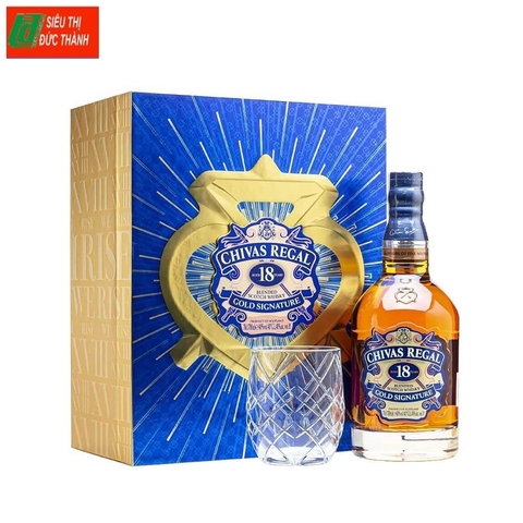 Rượu Chivas Regal 18 Year Blue Signature, hộp quà (700ml, 40%).