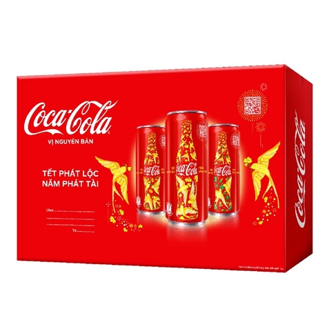 Nước ngọt Coca Cola vị nguyên bản, thùng (24*320ml).