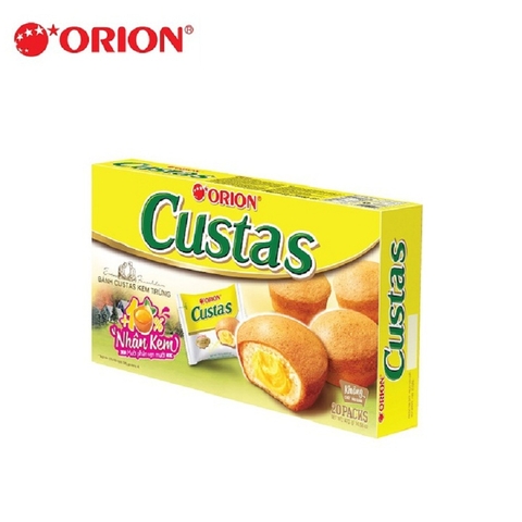 Bánh Custas nhân kem-Orion,hộp (470g/20p),