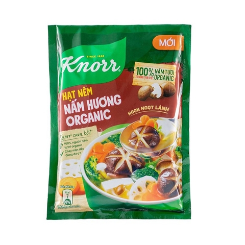 Hạt nêm Knorr, hạt nêm nấm hương organic, túi (380g),