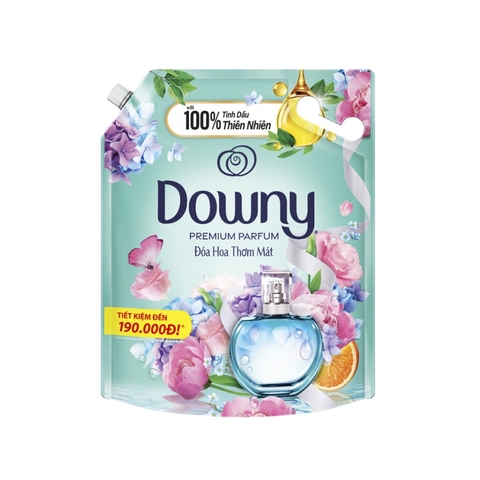 Nước xả vải Downy, đóa hoa thơm mát, túi (3lít).