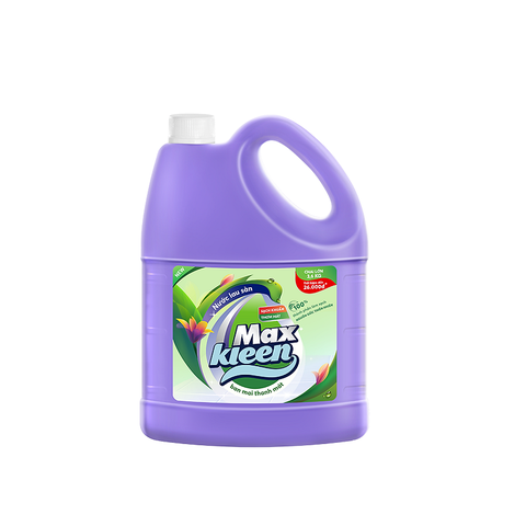 Nước lau sàn Max kleen-ban mai thanh mát, can (3.6kg),