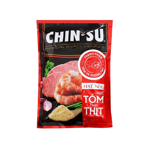 Hạt nêm ngọt tôm thơm thịt Chin-su, ngon hảo hạng, gói (400g).
