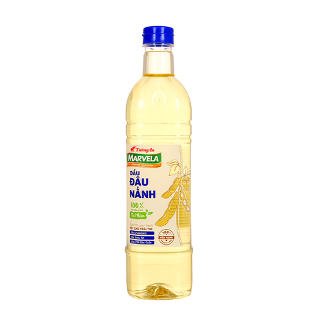 Dầu ăn đậu nành Marvela-Tường An, chai (1lít),