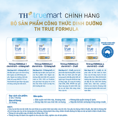 Sữa bột TH true Formula số 2, 6-12 tháng tuổi (800g),